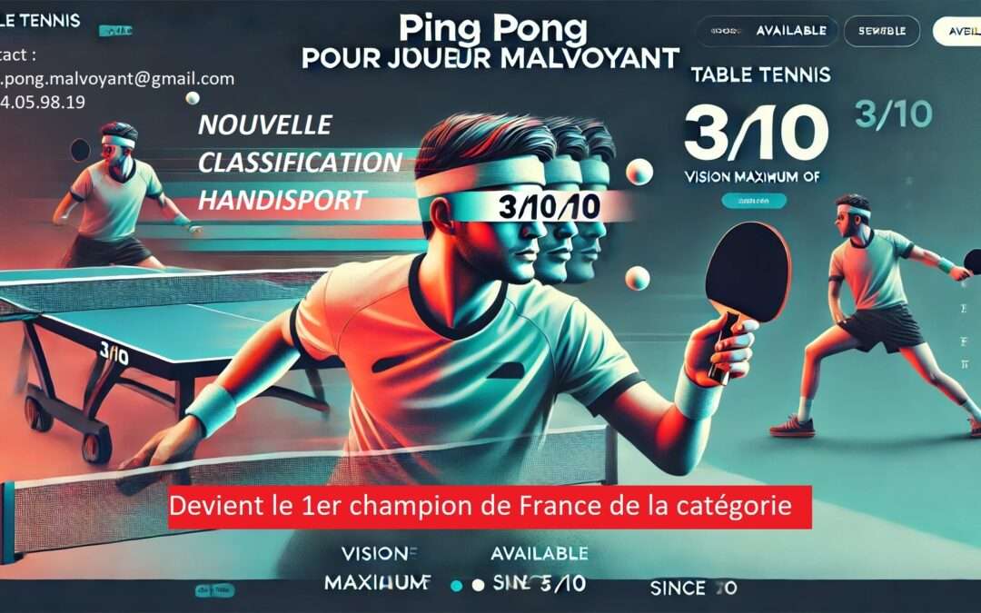 Une catégorie handisport dédiée aux malvoyants