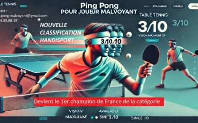 Une catégorie handisport dédiée aux malvoyants